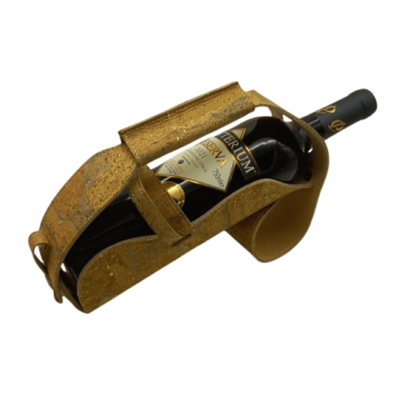 ode 071023-MAPA - Cork bottle holder with handle - Map