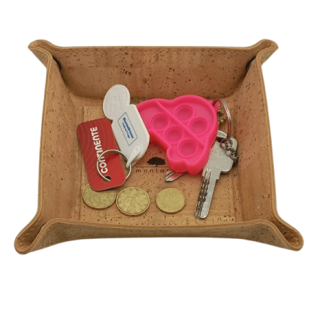 code 071215-NAT - Cork valet tray - Montado